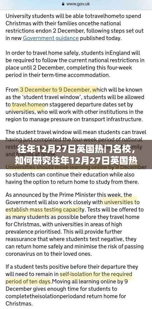 一站式指南，如何研究往年12月27日英国热门名校的录取信息与文化特色