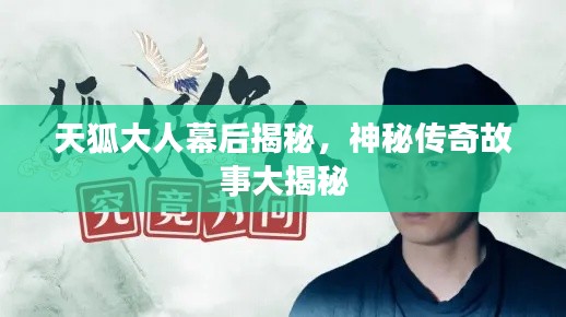 天狐大人幕后揭秘，神秘传奇故事大揭秘