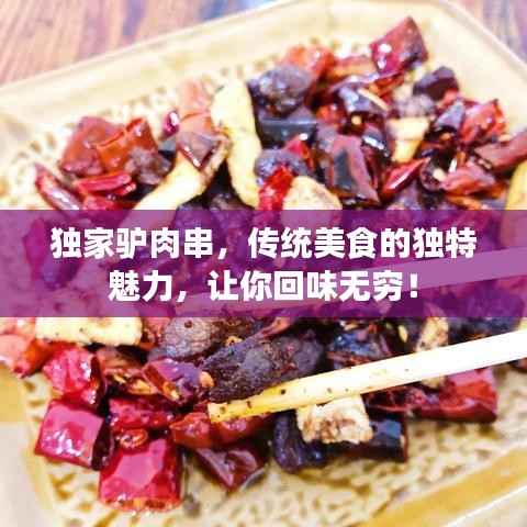 独家驴肉串,传统美食的独特魅力,让你回味无穷!