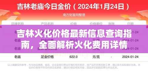 吉林火化价格最新信息查询指南，全面解析火化费用详情