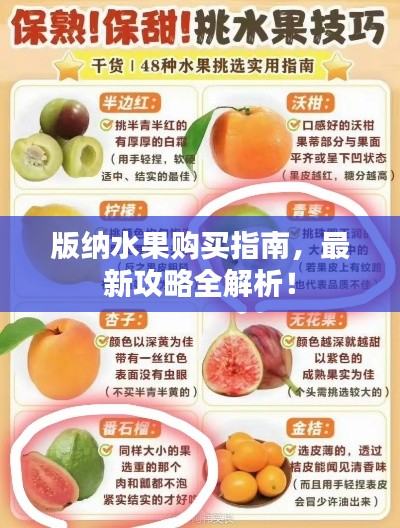 版纳水果购买指南,最新攻略全解析!